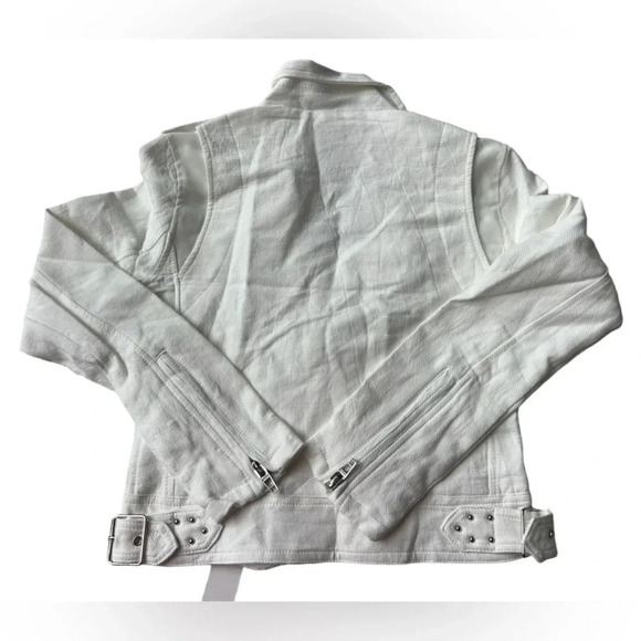 NWT Blank NYC Moto Zip Denim Jacket XS - Picture 2 of 3